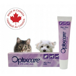 Optixcare Eye Lube Plus - żel nawilżający/ochronny do oczu dla psów/kotów/zwierząt